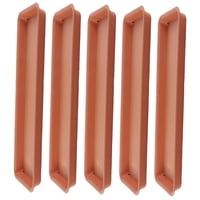 Magideal - 5 Uds Platillos Para Plantas Bandejas Para Plantas Maceta Bandejas Para Flores Bandeja De Drenaje Para Balcón Alféizar De Ventana Jardín Interior Y Ex Rojo