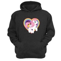 Genérico - Polerón Canguro Mi Pequeño Pony Gris Oscuro Talla Xl Unisex