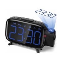 Puntostore - Radio Reloj Despertador Con Proyección De Hora - Ps