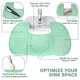 thumbnail image 5 of Funda y organizador para lavabo, silicona, color verde, 5 of 9