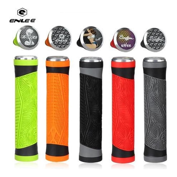 Puños Antideslizantes De Silicona, Fixie, Mtb, Bmx multicolor