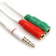 thumbnail image 2 of Splitter adaptador jack 3.5mm divisor de audio y microfono, 2 of 3