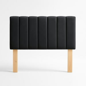 Ethan Desing - Respaldo 2 Plazas Tubular Gris Grafito