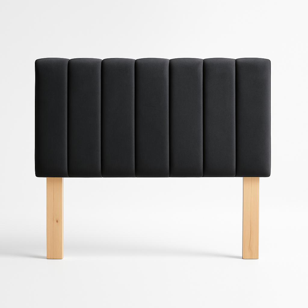 Ethan Desing - Respaldo 2 Plazas Tubular Gris Grafito