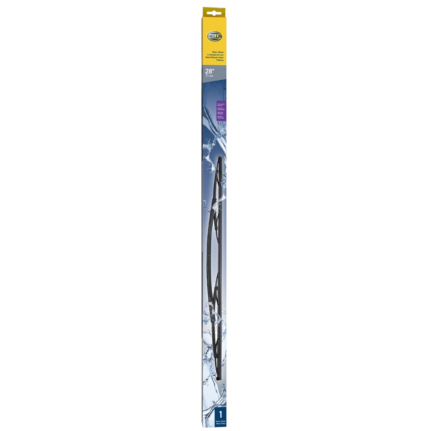Hella - Plumilla Heavy Duty 28 Pulgadas 71 Cm Con Adaptadores
