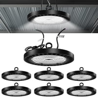 Sunco Lighting - Luces Led De Gran Altura Sunco Ufo De 150 W, 21 000 Lm, 6000 K, 120 A 277 V