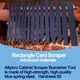 thumbnail image 3 of 15 Piezas De Rascadores De Tarjeta Para Gabinete Herramientas De Carpintería De Acero Azul Para Muelles De Alta Resistencia Para Grabado Desbarbado Pulido Y Lijado De Contornos, 3 of 9
