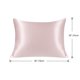 thumbnail image 5 of PiccoCasa 1 Pc Funda de Almohada de Seda de 19 Momme con Cremallera Oculta Queen Rosa 20" x 30", 5 of 7