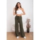 thumbnail image 3 of Pantalon Mujer Tipo Palazzo Lanilla Tiro Alto Full Elasticado 5056, 3 of 4
