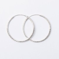 La Garza - Aros Mujer Plata Argolla Perfilada