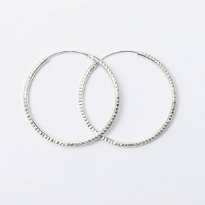 La Garza - Aros Mujer Plata Argolla Perfilada