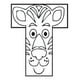 thumbnail image 1 of Decomural T Tiger Alphabet Childrens Nursery WS-34472, 1 of 2