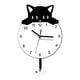 thumbnail image 3 of Reloj de pared con forma de gato, decoración del hogar, regalos de cumpleaños, reloj colgante de acrílico, reloj de pared moderno, silencioso para dor, 3 of 5