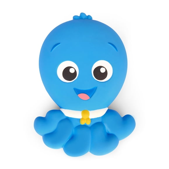 Baby Einstein Ocean Explorers Opus Calmante Mordedor de Caucho Natural, Multisensorial, Para Bebés de 0 Meses en Adelante, Fácil de Limpiar