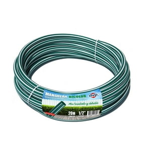 Manguera Pvc Bicolor Estriada 20Mts 1/2 Pulgadas Dvp