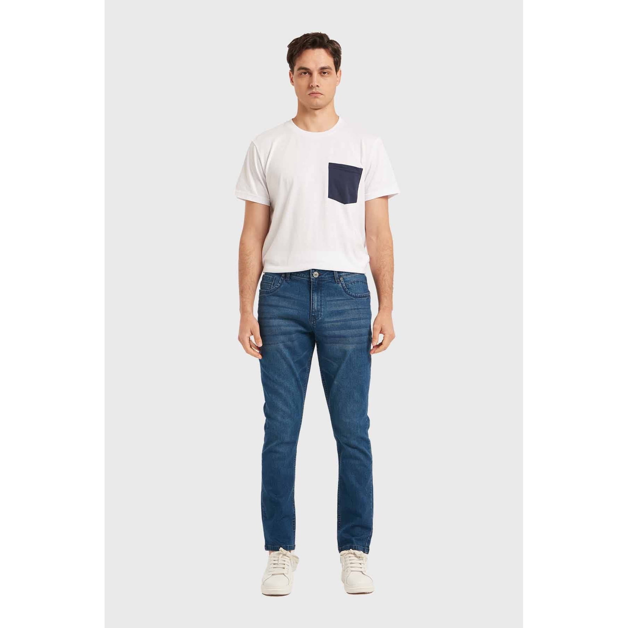 Fashionspark - Jeans Hombre Slim Azul - Lv