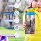 thumbnail image 5 of Botella de Agua Desmarcar Amor Joven Azul 12 oz, 5 of 6