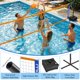 thumbnail image 3 of Set de red de voleibol para piscina MoKo, ajustable de 4,5 a 7,5 m, con pelotas, 3 of 7
