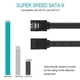 thumbnail image 2 of Cable SATA III BENFEI, paquete de 3, 46 cm, 6 Gbps, con seguro, 2 of 6