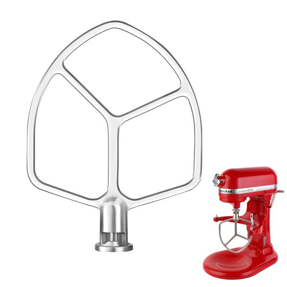 Accesorio de paleta mezcladora XINBOOGQ de acero inoxidable 5-6QT