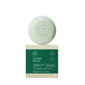 Tea Tree - Shampoo Bar, Limpiador Revitalizante Especial Con Forma De Árbol De Té Para Todo El Cabello