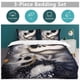 thumbnail image 5 of Nightmare Before Christmas Bedding Set Duvet Cover Comfortable and Lightweight Cartoon Bedding 3 Piece Bed Set, 5 of 5