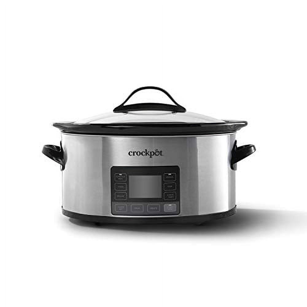 Olla De Cocción Lenta Crock Pot 6Qt Con Tecnología Mytime