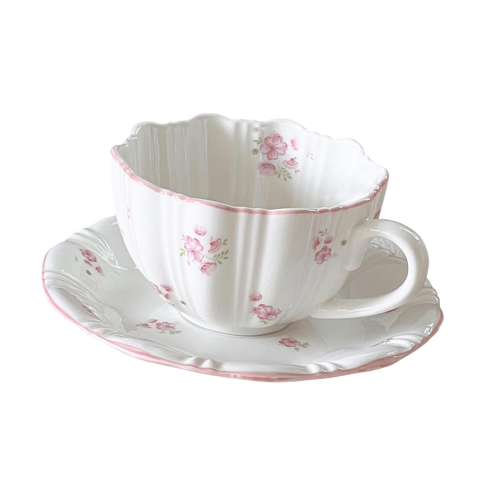 Bothyi - Juego De Taza De Té Y Platillo, Taza De Café Versátil Para El Hogar, Fiesta De Inauguración De La Casa, Cafetería