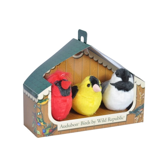 Audubon Birds de Toy Wild Republic con sonidos auténticos, 3 unidades