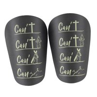 Ioensy - 2 Piezas De Espinilleras De Fútbol, Accesorios, Tablero Protector De Pantorrilla Para Hombres, Niños, Mujeres, Xs, Negro