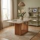 thumbnail image 1 of Mesa de Comedor Elegante Ariela Rectangular Blanca, 1 of 6