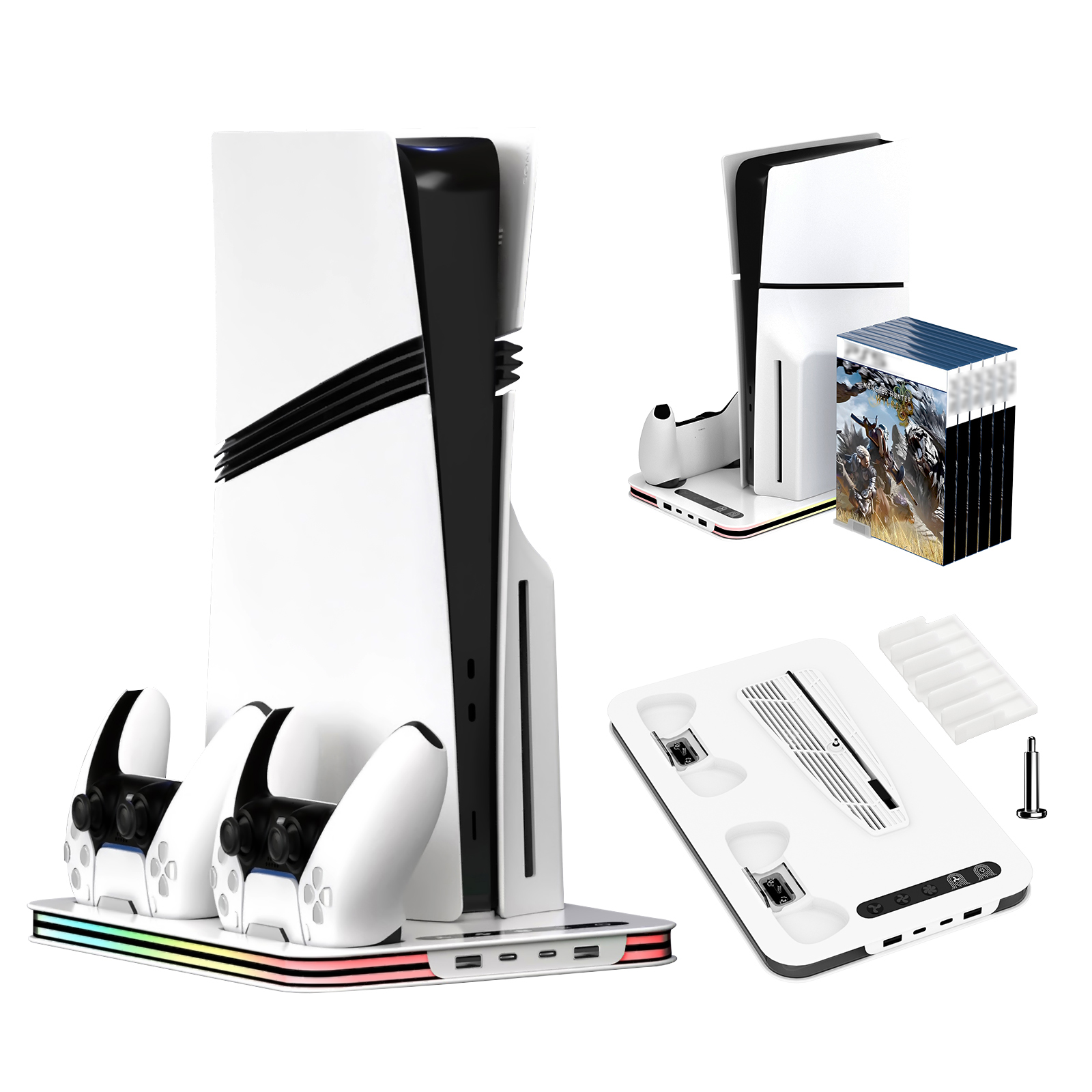 Ventilador Multifuncional Aaronmei Blanco