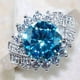 thumbnail image 1 of 1pc Classic Zircon Ring Of High Quality For Wedding For Men And Women, 1 of 2