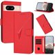 thumbnail image 1 of Funda Cartera Fibra de Carbono para Google Pixel 8 con Soporte y Cierre Magnético Rojo, 1 of 6