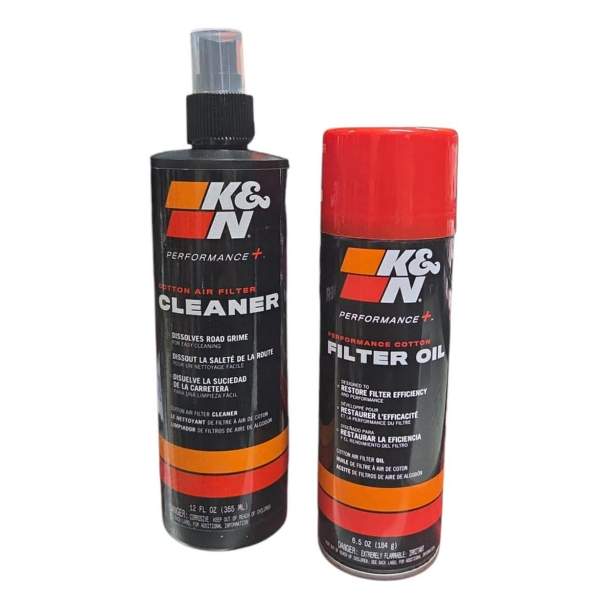 Genérico - Kit De Limpieza Para Filtros De Aire Alto Flujo K&n Aerosol Rojo