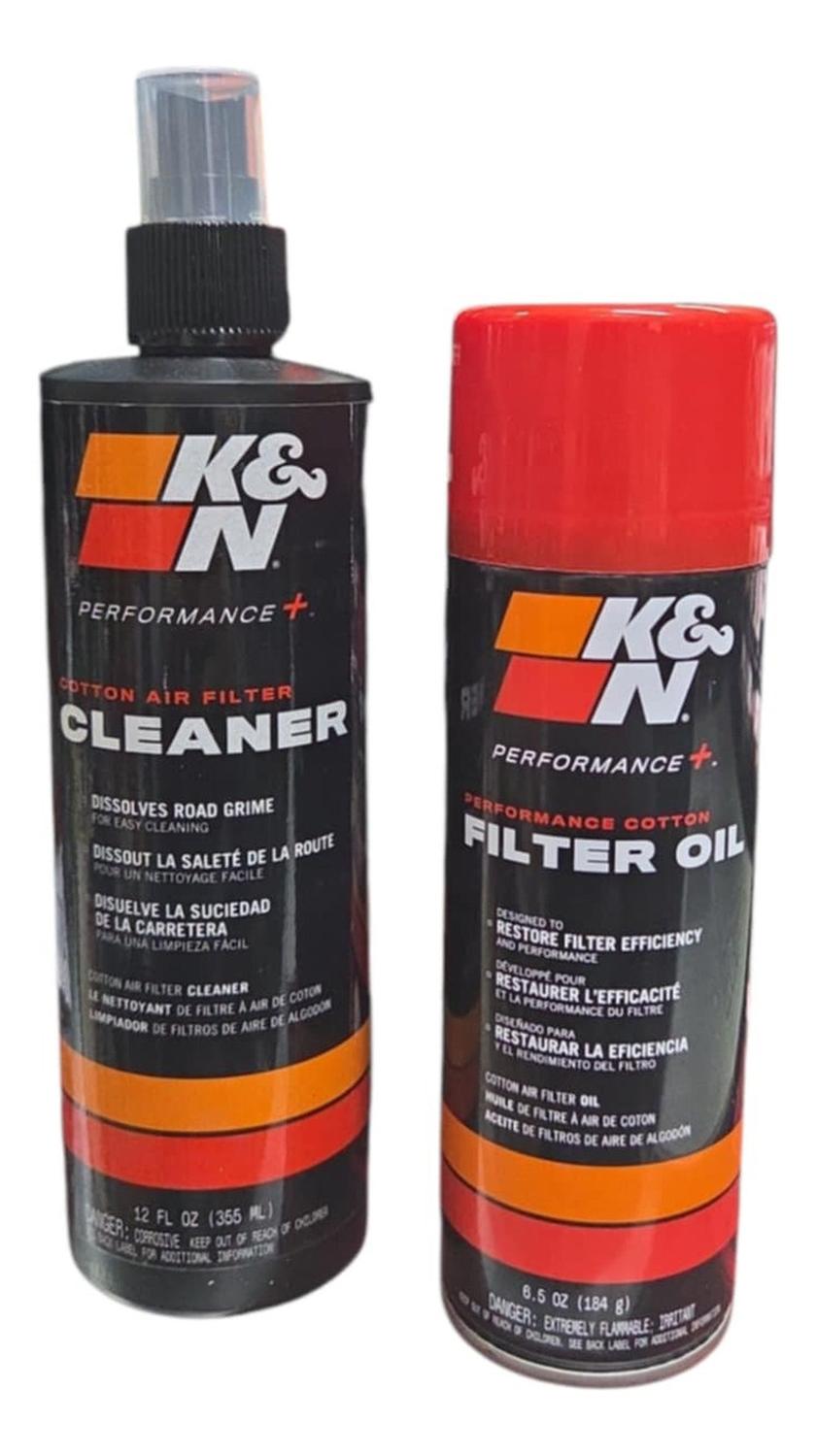 Genérico - Kit De Limpieza Para Filtros De Aire Alto Flujo K&N Aerosol Rojo