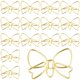 thumbnail image 1 of Clips de papel YALOJE forma de lazo 2,1 x 3 cm dorado - paquete de 15, 1 of 7