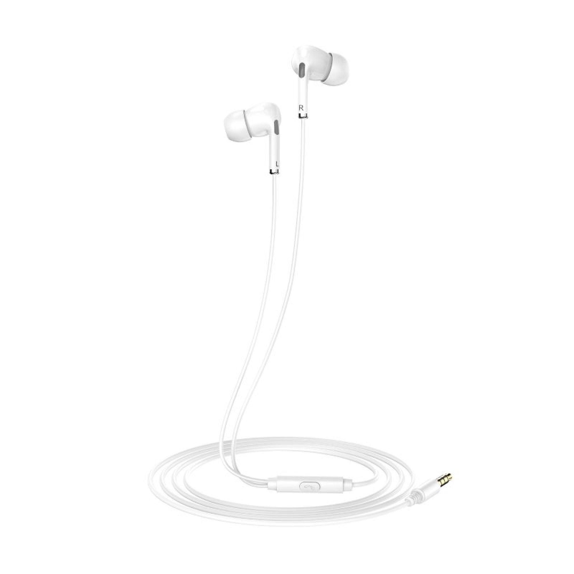 AUDÍFONOS IN EAR TELEFUNKEN TF H150 CON CABLE BLANCO