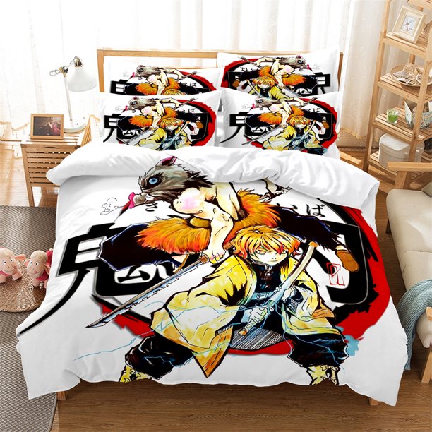 Anime characters Bedding Set Duvet Cover Set Bedding Digital Printing Bed Linen Bedding Set Fashion Design. Bed Sheets