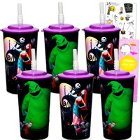 Paquete De Vasos Reutilizables Disney Nightmare Before Christmas