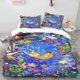 thumbnail image 1 of Space Fantasy Printed Duvet Cover Set Three-Piece Bedding Set with Duvet Cover and Pillowcases Soft and Comfortable for All Seasons, 1 of 1