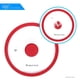 thumbnail image 3 of Tapa de cocina HR Huare Technology 26 cm Rojo (1 unidad), 3 of 9
