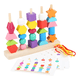 thumbnail image 1 of Juego didáctico infantil madera forma geométricas montessori, 1 of 3
