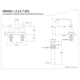 thumbnail image 2 of Grifo de baño Kingston Brass con doble manija, juego central de 4 pulgadas, 2 of 2
