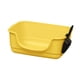 thumbnail image 4 of Caja de arena para gatos Inodoro para gatos Caja de arena Suministros para mascotas Fácil de transportar con lados altos con pala Inodoro para gatitos Amarillo, 4 of 5