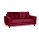 thumbnail image 3 of Sofa Napoles 2C Tela Velvet Burdeo, 3 of 6