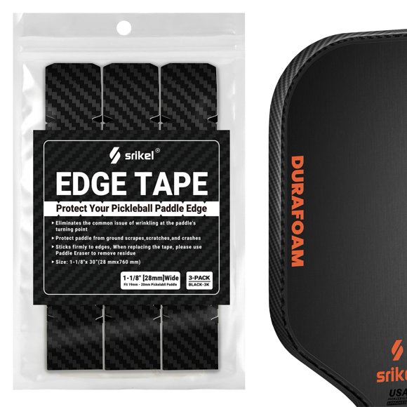 Cinta Protectora de Bordes Srikel 28 mm (Pack de 3) para Pickleball