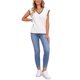 thumbnail image 2 of INSPIRE CHIC Chaleco de Mujer Cuello en V Uniforme Escolar Contraste de Color Sin Mangas Tops de Punto M Blanco, 2 of 6