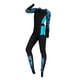 thumbnail image 5 of Traje De Neopreno De Cuerpo Entero Una Pieza Protección Solar Mujer Natación Azul Estampado XXL, 5 of 5