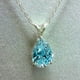 thumbnail image 2 of Elegant 925 Silver Teardrop Zircon Pendant Necklace for Weddings, Proposals, and Parties, 2 of 5